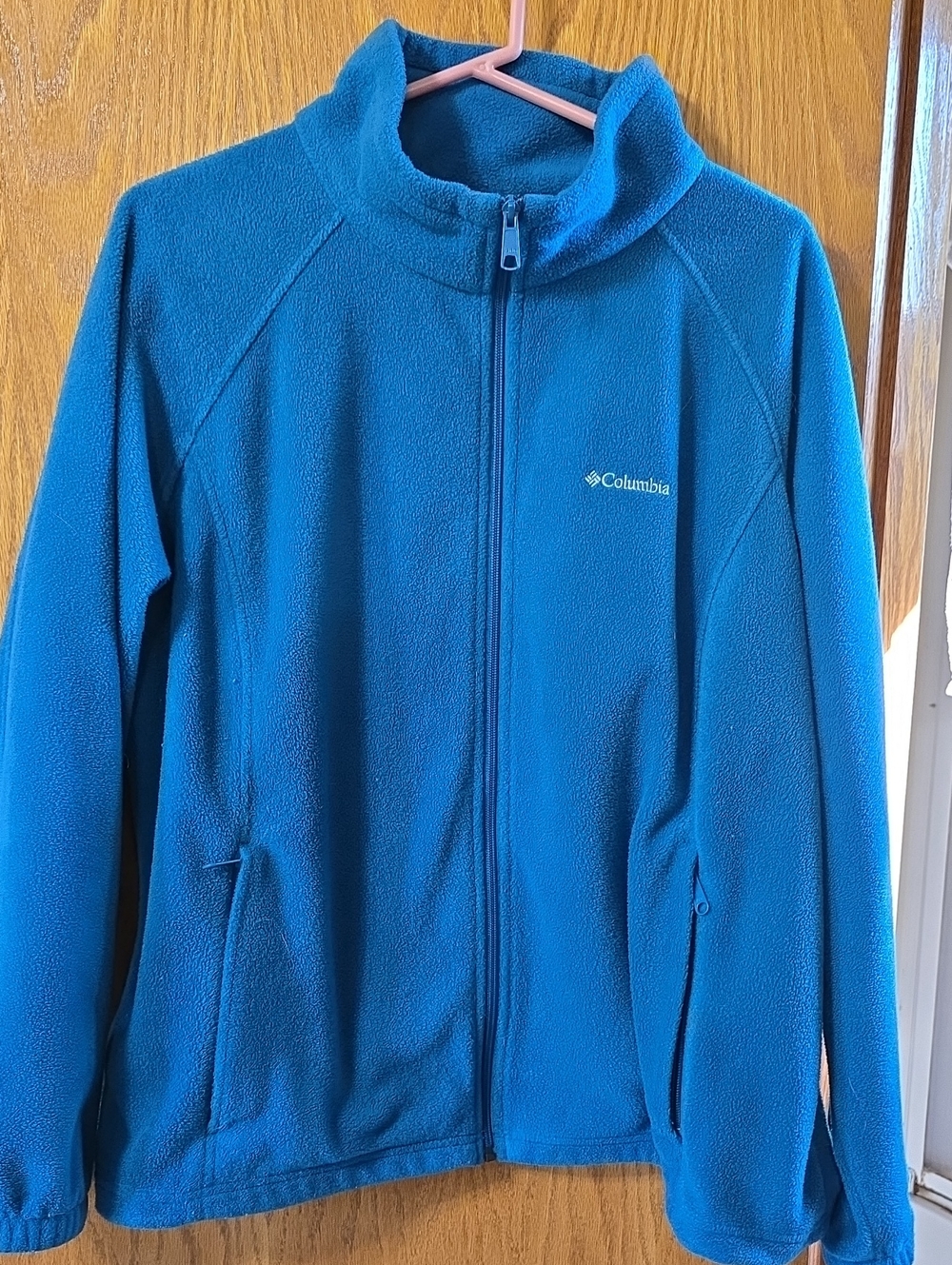 Columbia Blue Full-Zip Fleece Jacket 3X
